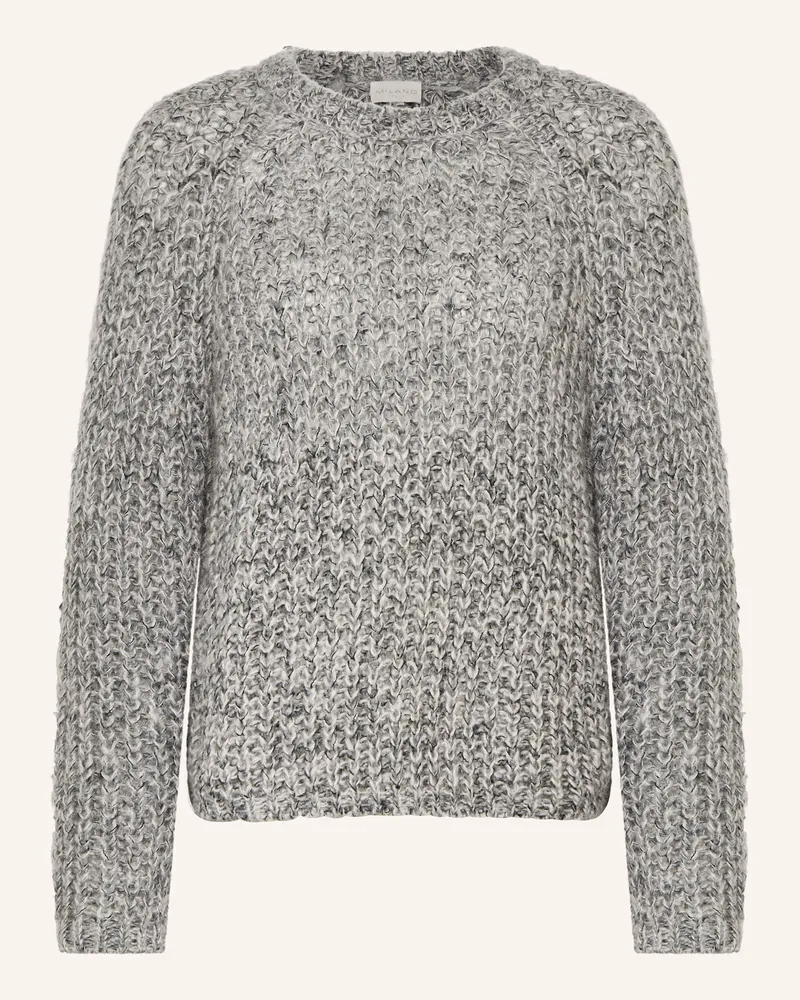 Milano Italy Pullover mit Mohair Grau