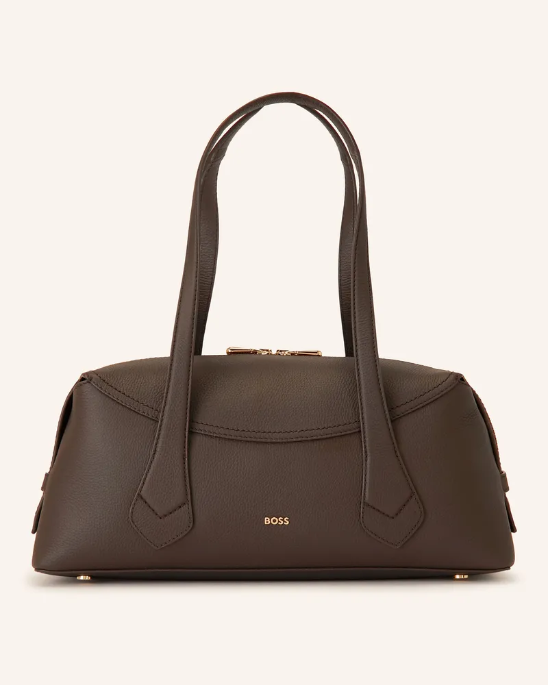 HUGO BOSS Schultertasche Lenah braun Dunkelbraun