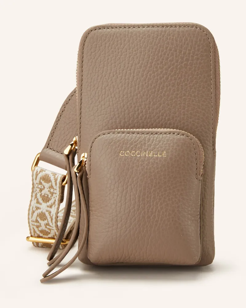 Coccinelle Smartphone-Tasche PIXIE Taupe
