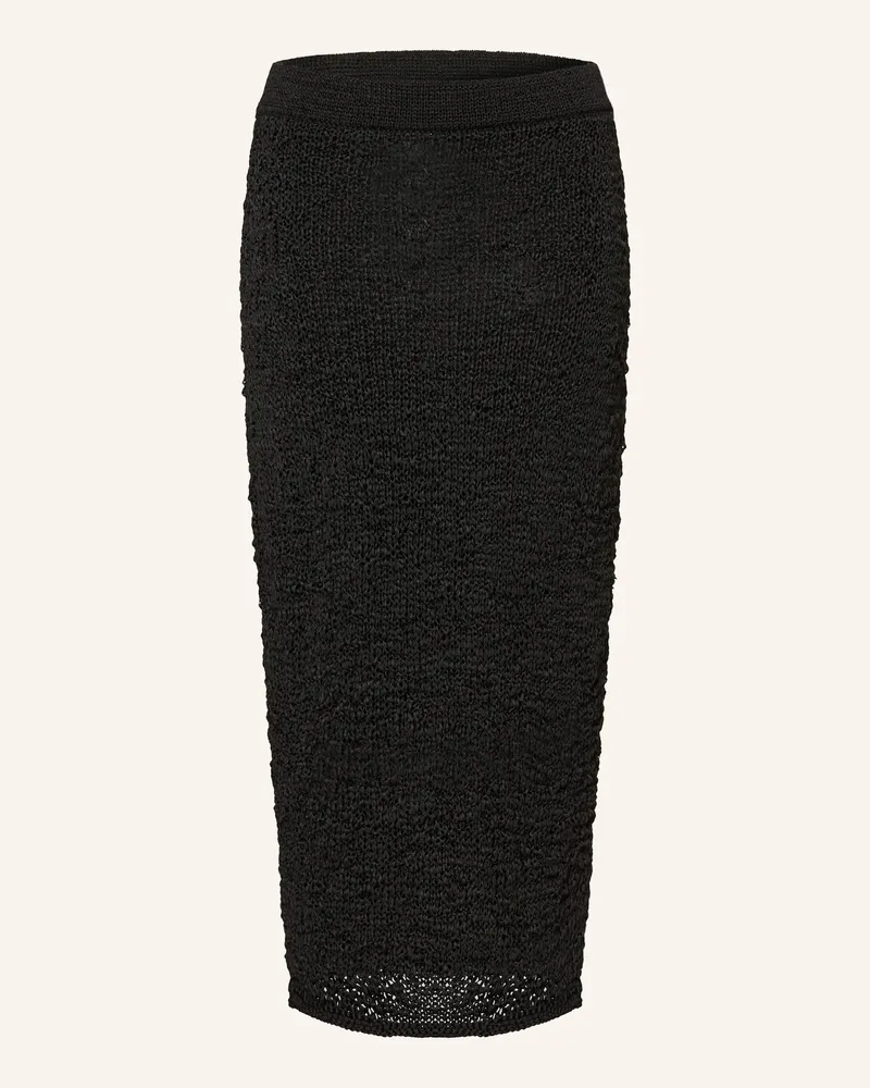 COS Strickrock schwarz Schwarz