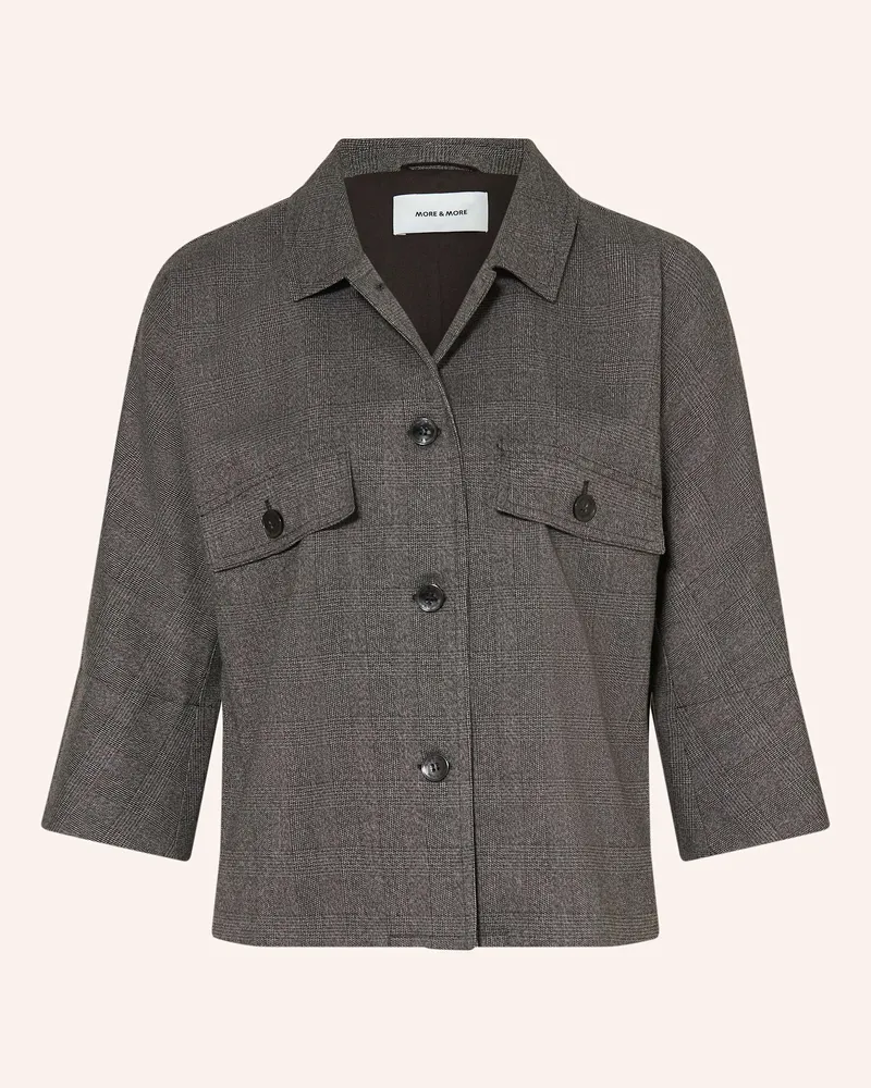 More & More Kastenjacke grau Dunkelgrau