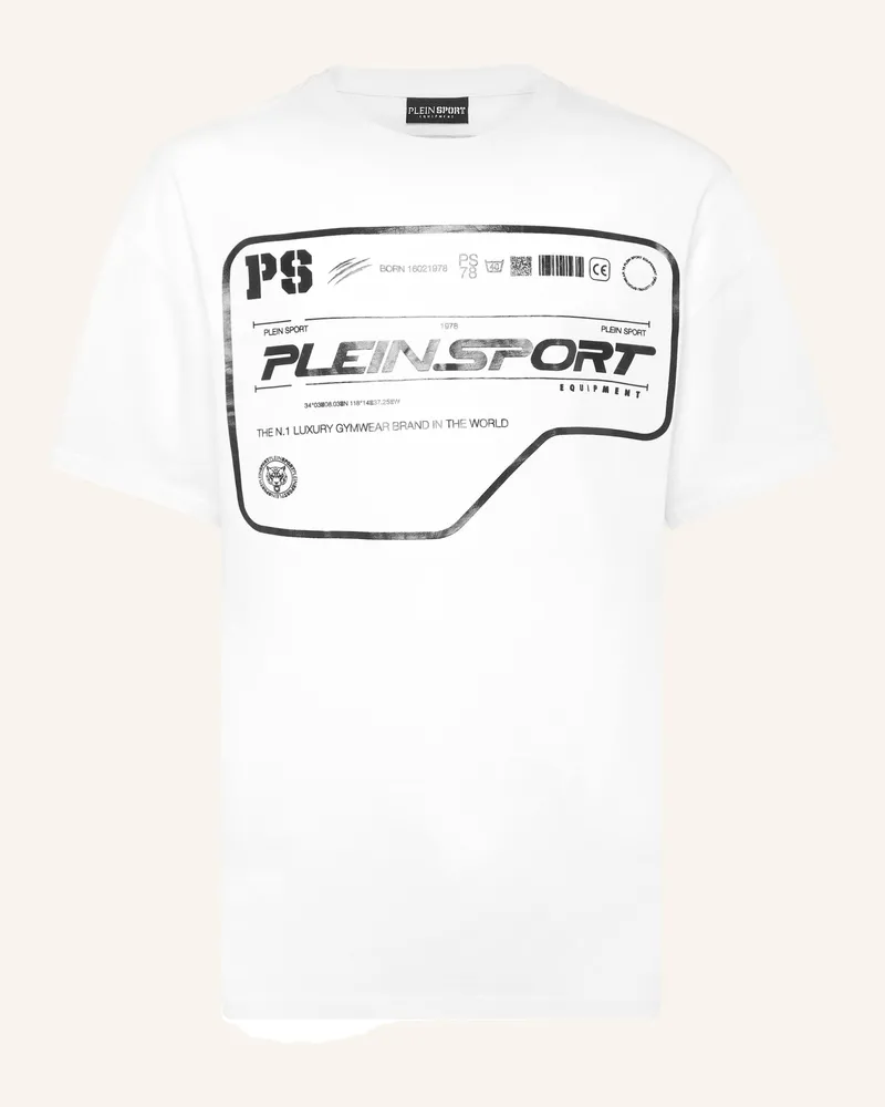 Philipp Plein PLEIN SPORT T-Shirt Rundhalsausschnitt Weiss
