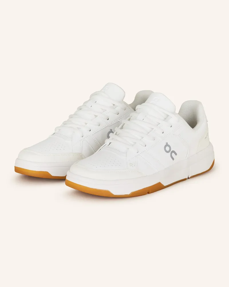 ON Sneaker THE ROGER CLUBHOUSE Weiss