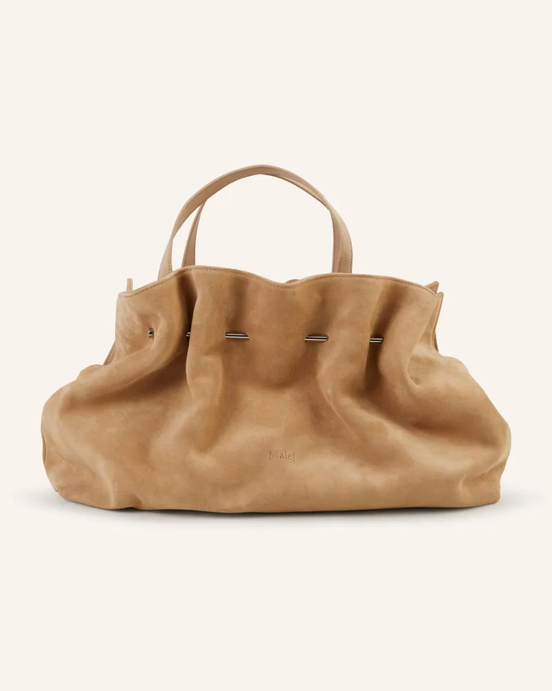 Malej Ledertasche Valencia beige Beige