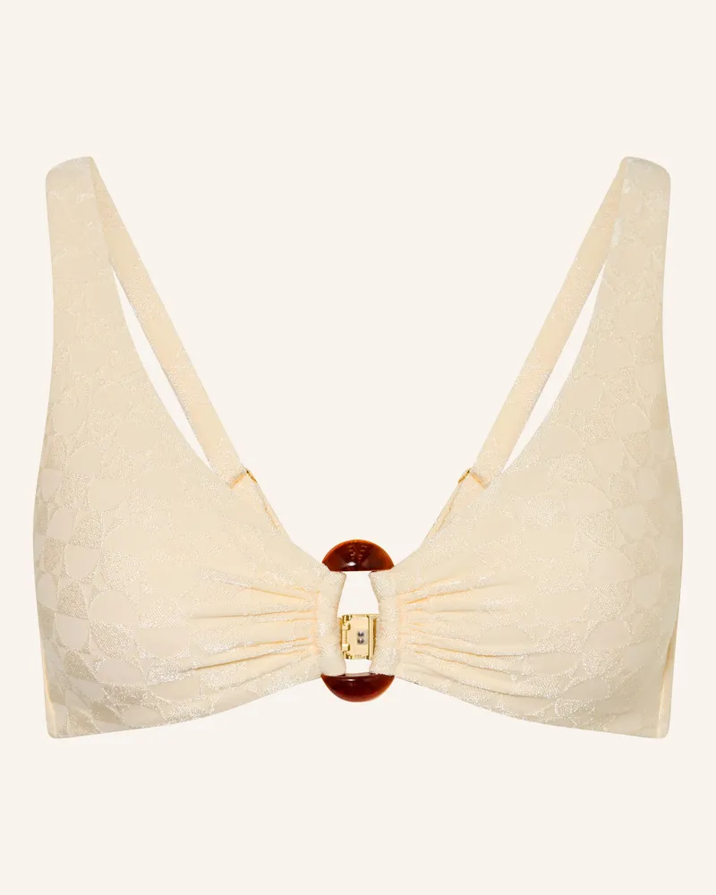 Maryan Mehlhorn Bralette-Bikini-Top Serenity weiss Ecru