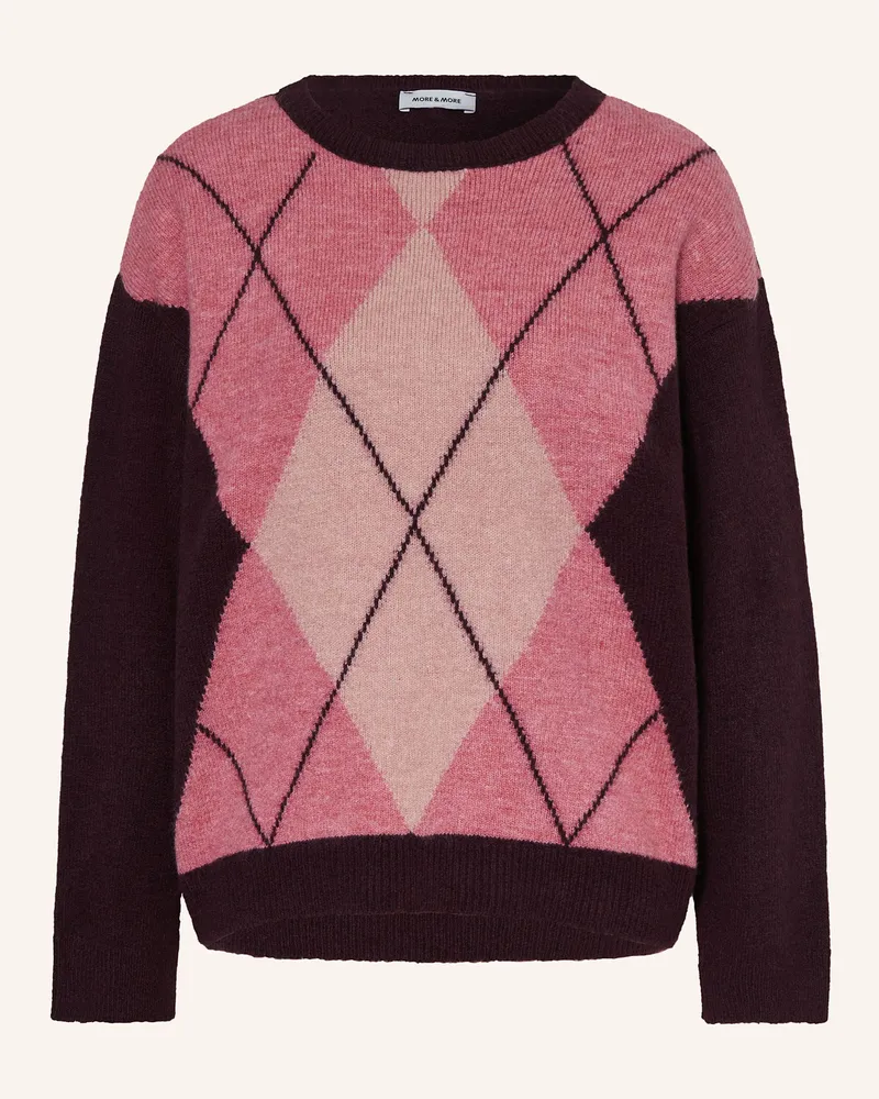 More & More Pullover Dunkelrot