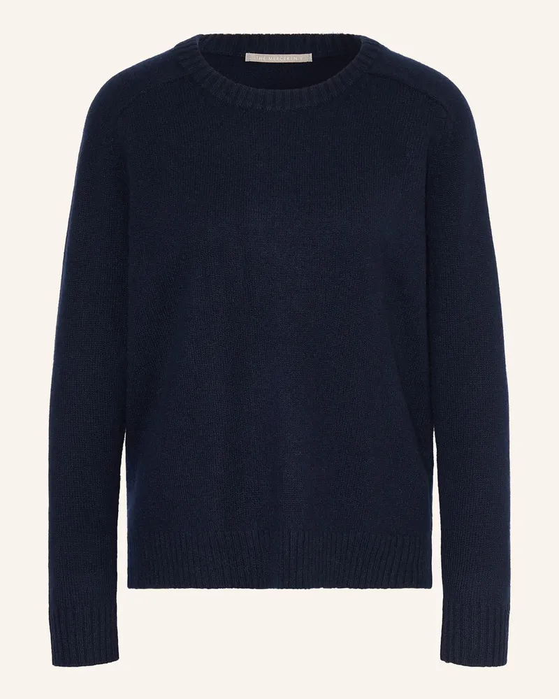(THE MERCER) N.Y. Cashmere-Pullover blau Dunkelblau