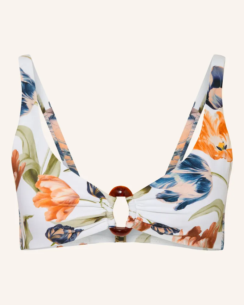 Maryan Mehlhorn Bralette-Bikini-Top Tulipe weiss Weiss
