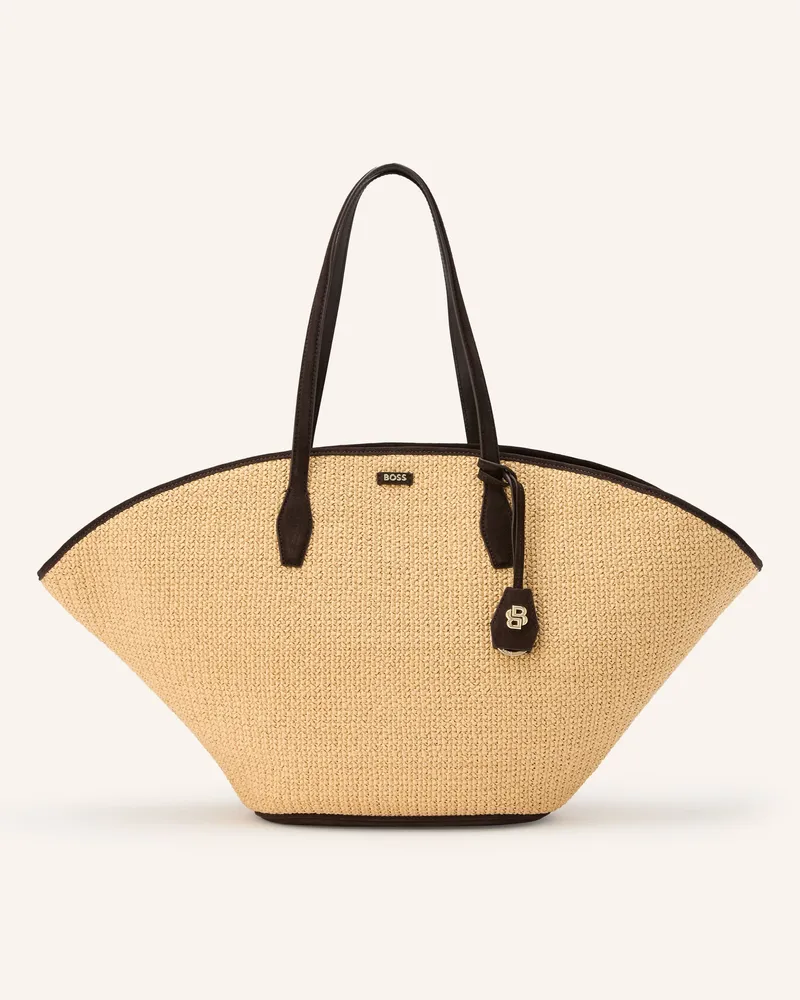 HUGO BOSS Shopper Numah Maxi Mit Pouch beige Hellbraun