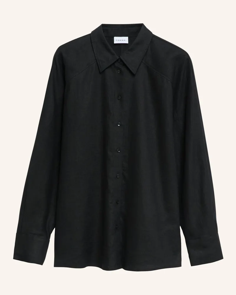 COMMA Bluse schwarz Schwarz