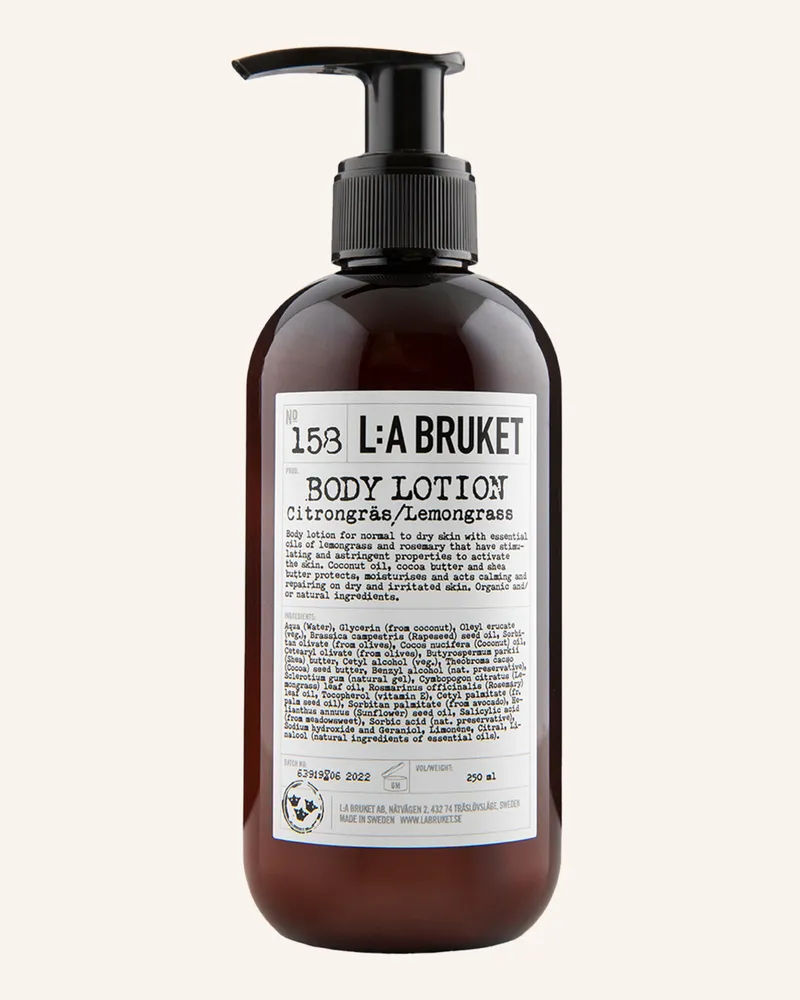 L:A Bruket Bodylotion Volumen Lemongrass