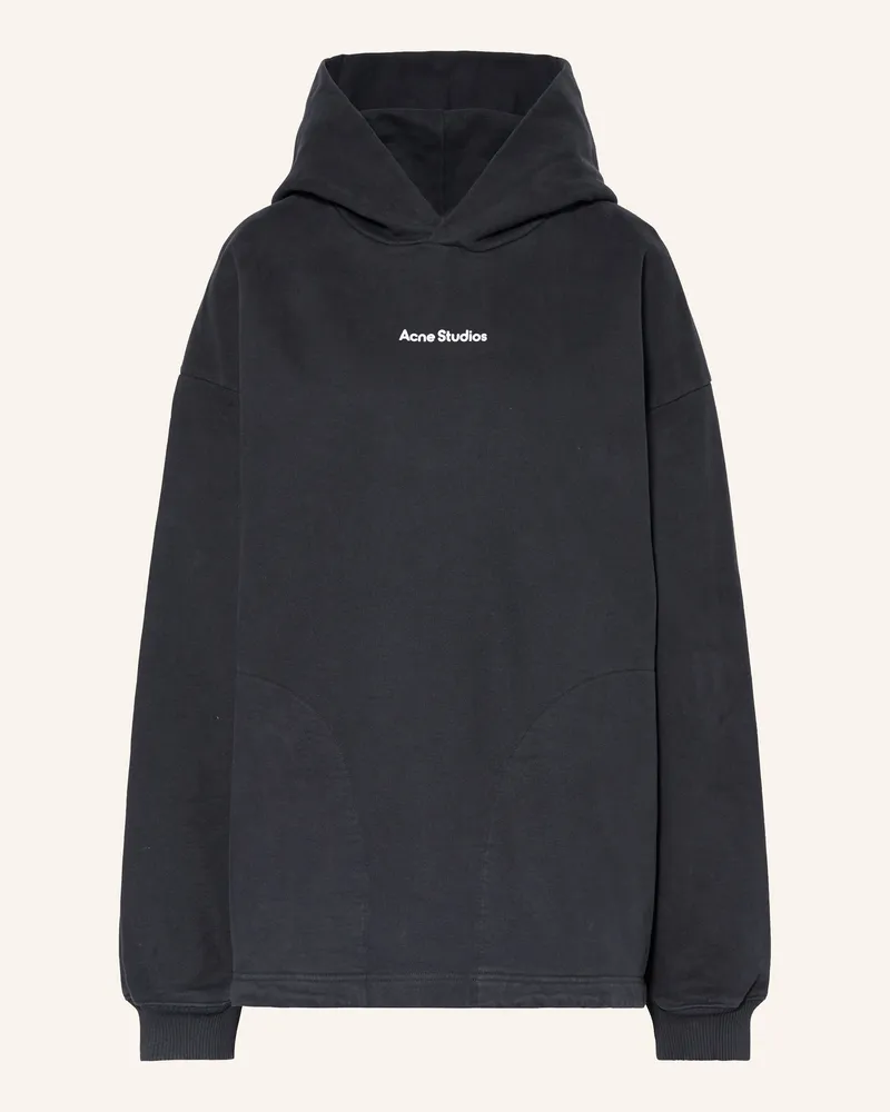 Acne Studios Oversized-Hoodie Schwarz