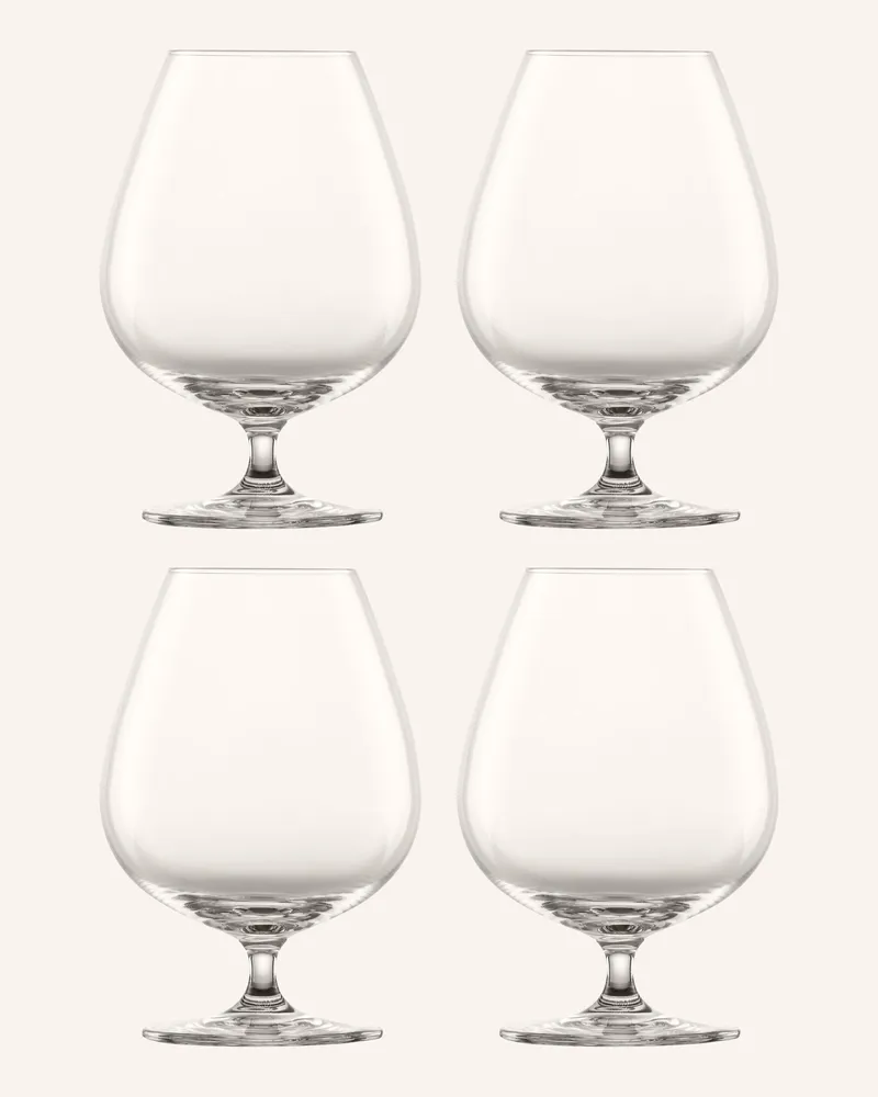 Schott Zwiesel 4er-Set Cognacgläser Bar Special transparent Weiss