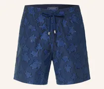 Badeshorts Moopea Mit Glitzergarn blau