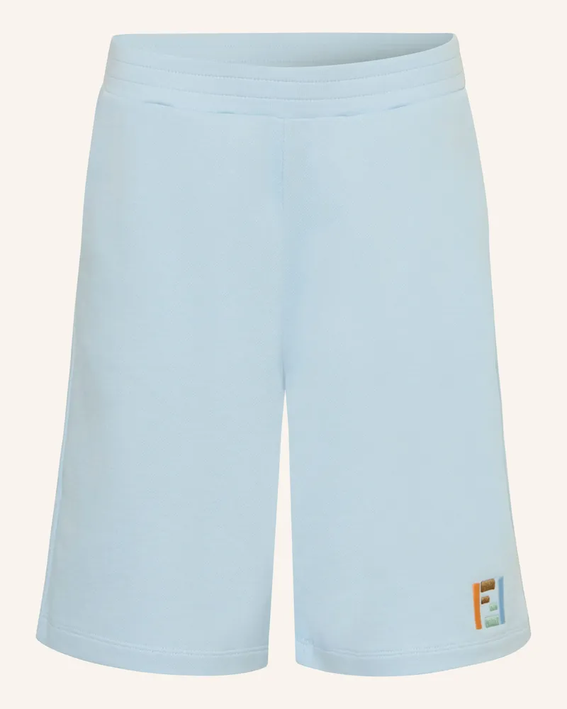 Fendi Sweatshorts blau Hellblau