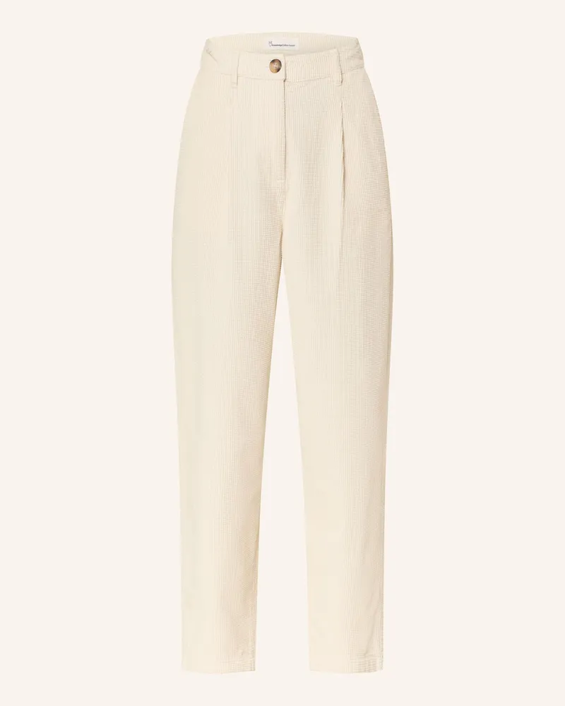 Knowledge Cotton Apparel Cordhose CHLOE Creme