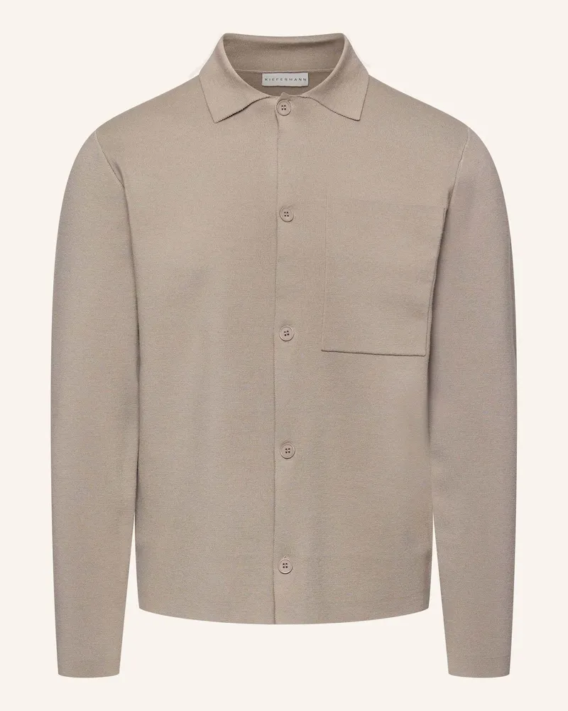 KIEFERMANN Kiefermann Kompakte Strickjacke Aus Merinowolle Clemenso beige Beige