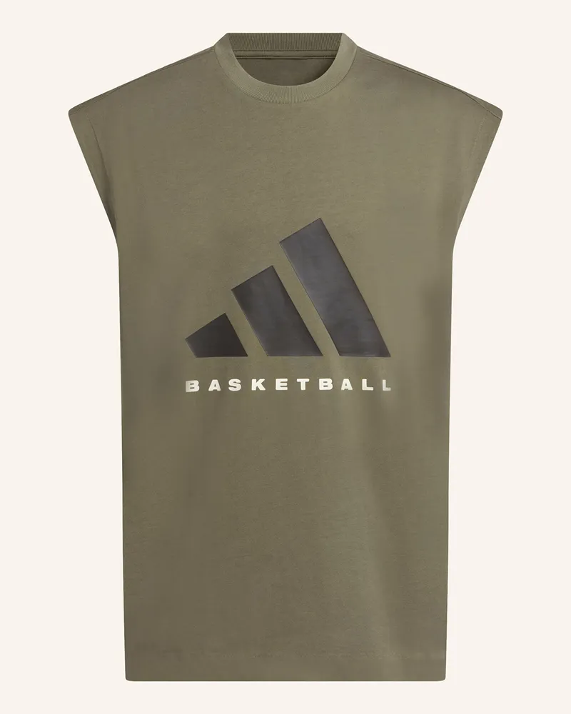 adidas Tanktop BASKETBALL Khaki