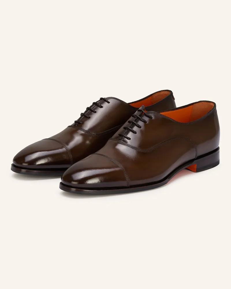Santoni Schnürer ARCHIE Dunkelbraun