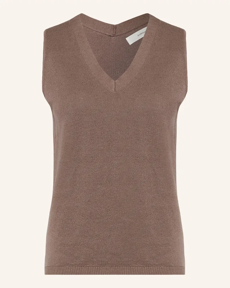 InWear Stricktop Devaiw Mit Leinen braun Braun