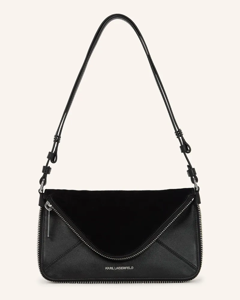 Karl Lagerfeld Schultertasche schwarz Schwarz