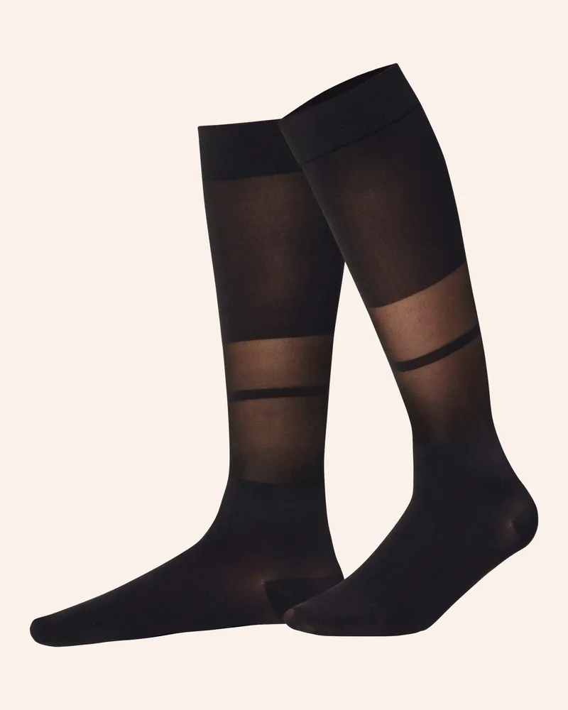 ITEM m6 Knee-High Stripes schwarz Schwarz