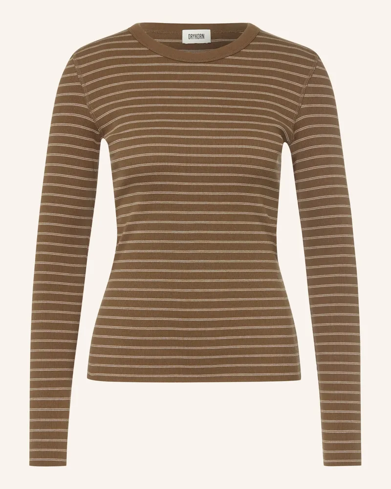 Drykorn Longsleeve Nurit gruen Khaki