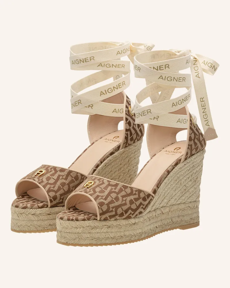 Aigner Espadrille Wedges CARMEN 1 Schwarz