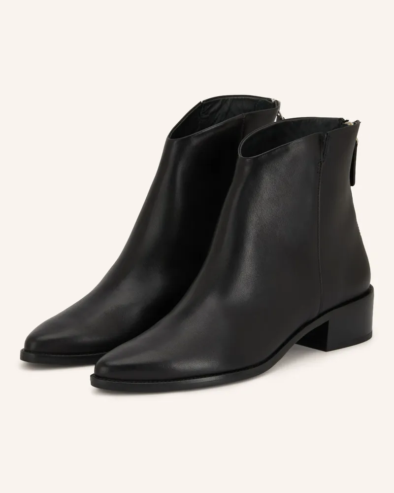 paul green Stiefeletten schwarz Schwarz