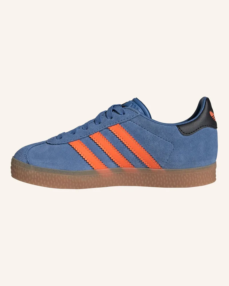 adidas Gazelle Comfort Closure Elastic Lace Kids Schuh blau Schwarz