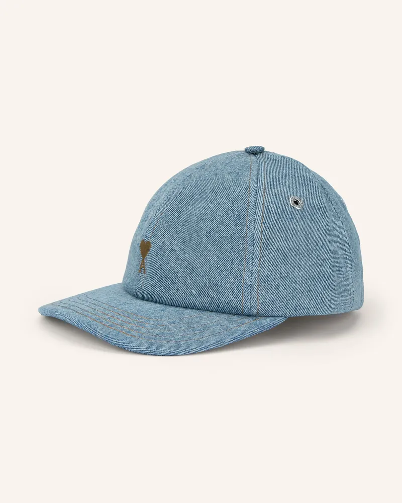 AMI Paris Jeans-Cap blau Hellblau
