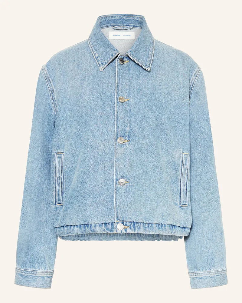 Samsøe & Samsøe Jeansjacke Sanana blau Hellblau
