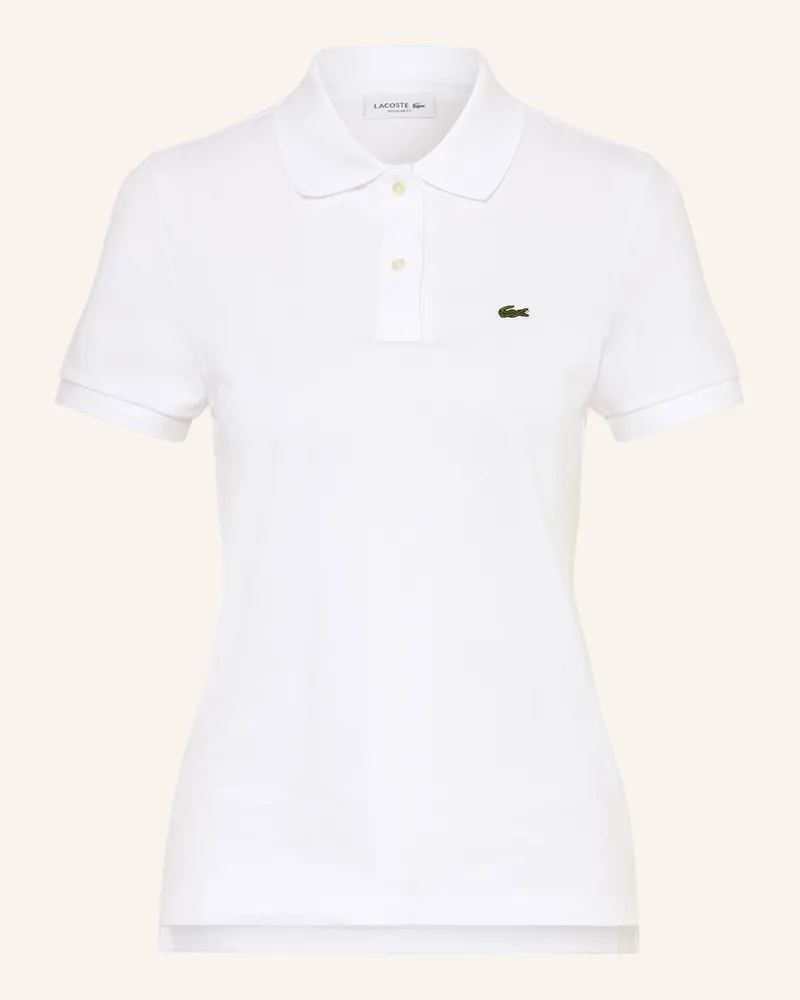 Lacoste Piqué-Poloshirt weiss Weiss
