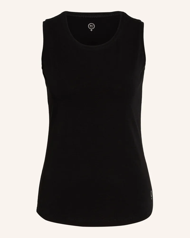 Boviva Top schwarz Schwarz