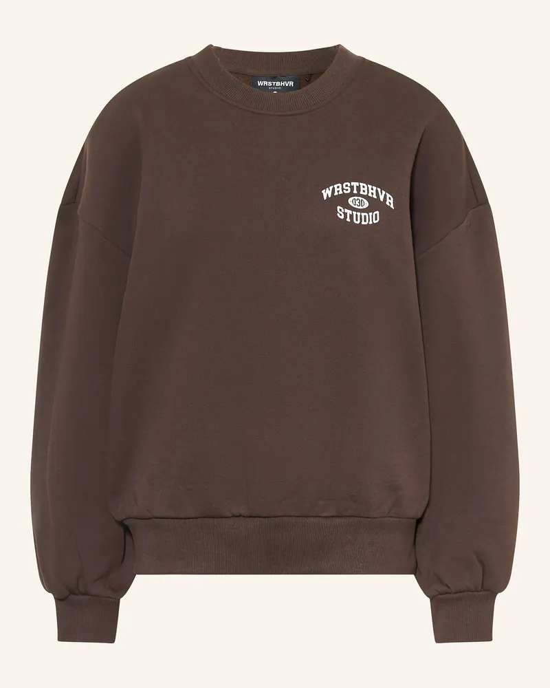 WRSTBHVR Sweatshirt NOMI Dunkelbraun