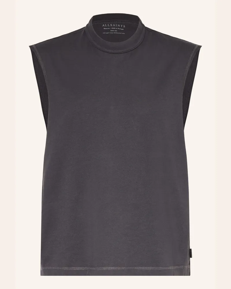 AllSaints Tanktop Cole schwarz Dunkelgrau