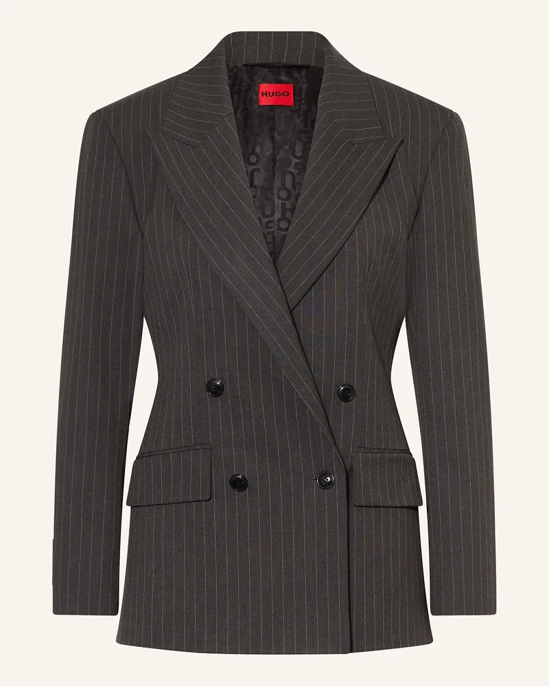 HUGO BOSS Blazer AZENIA Dunkelgrau