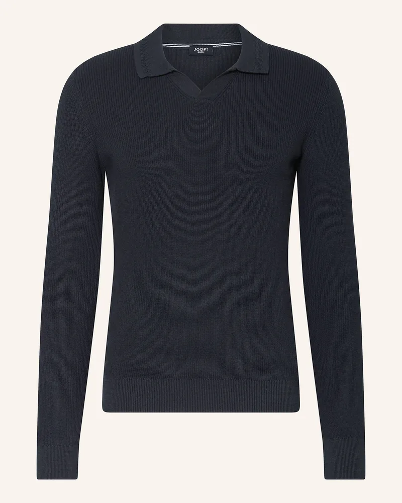 JOOP! Strick-Poloshirt SVENO Dunkelblau