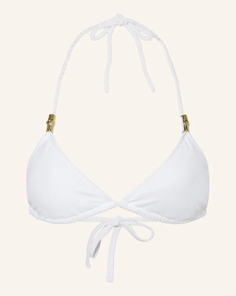 Heidi Klein Triangel-Bikini-Top CORE Weiss