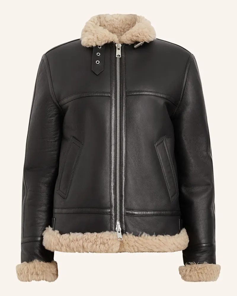 AllSaints Lederjacke LOREL Schwarz