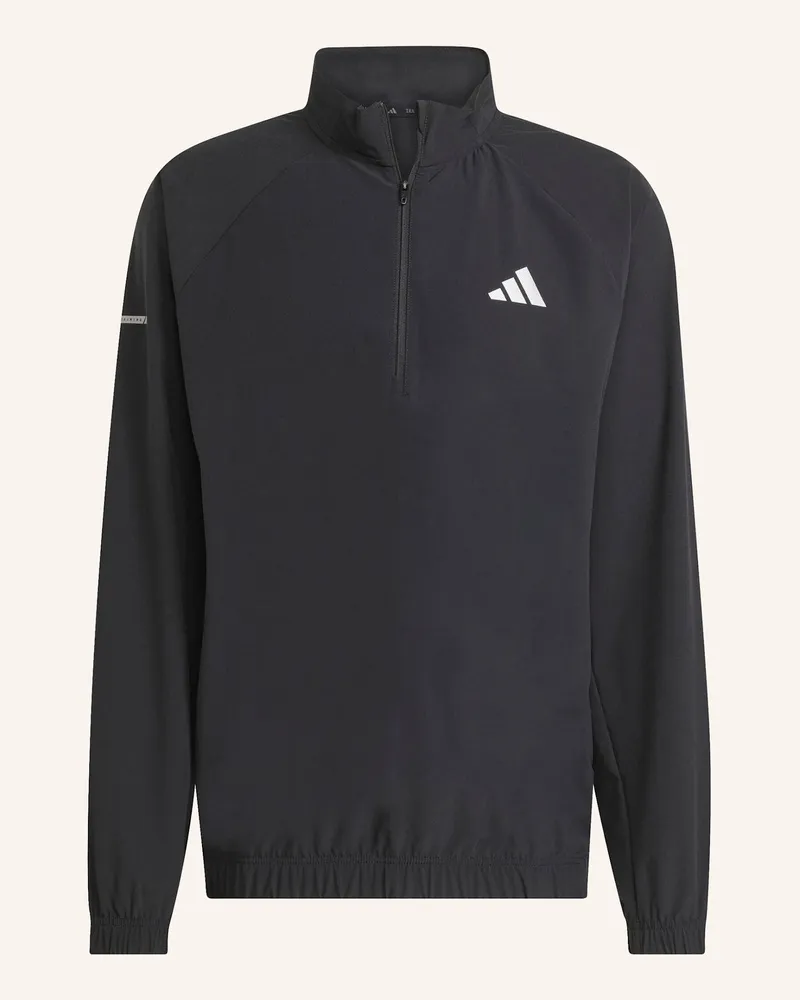 adidas TRAINING ESSENTIALS HOLIDAY PACK 1/4 ZIP OBERTEIL Schwarz