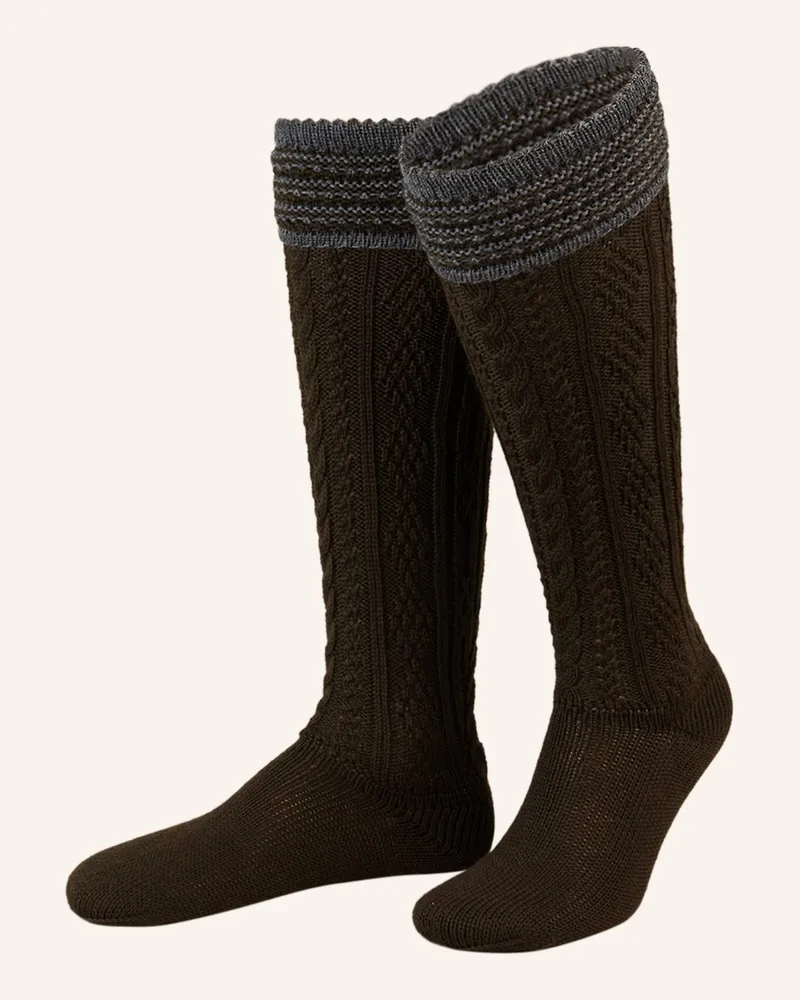 Gottseidank Trachten-Kniestrümpfe PARTNACH Dunkelgrün