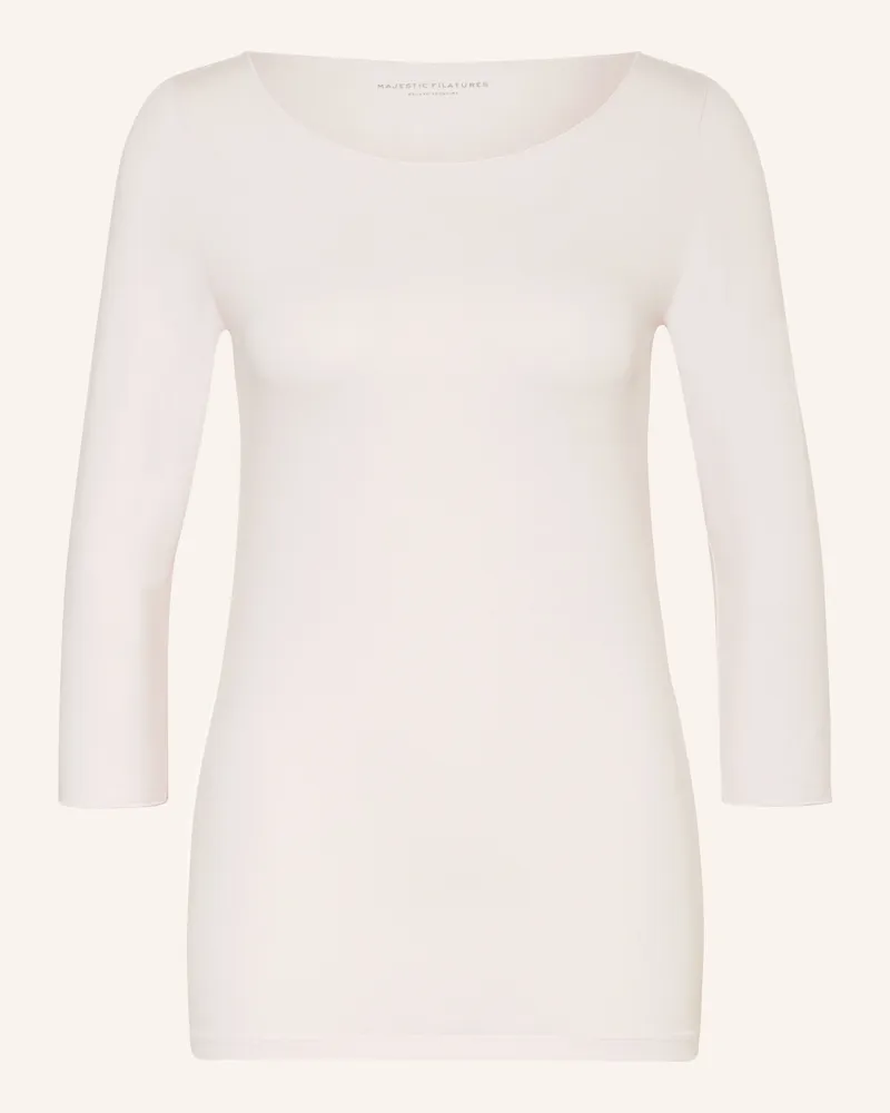 Majestic Shirt mit 3/4-Arm Hellrosa