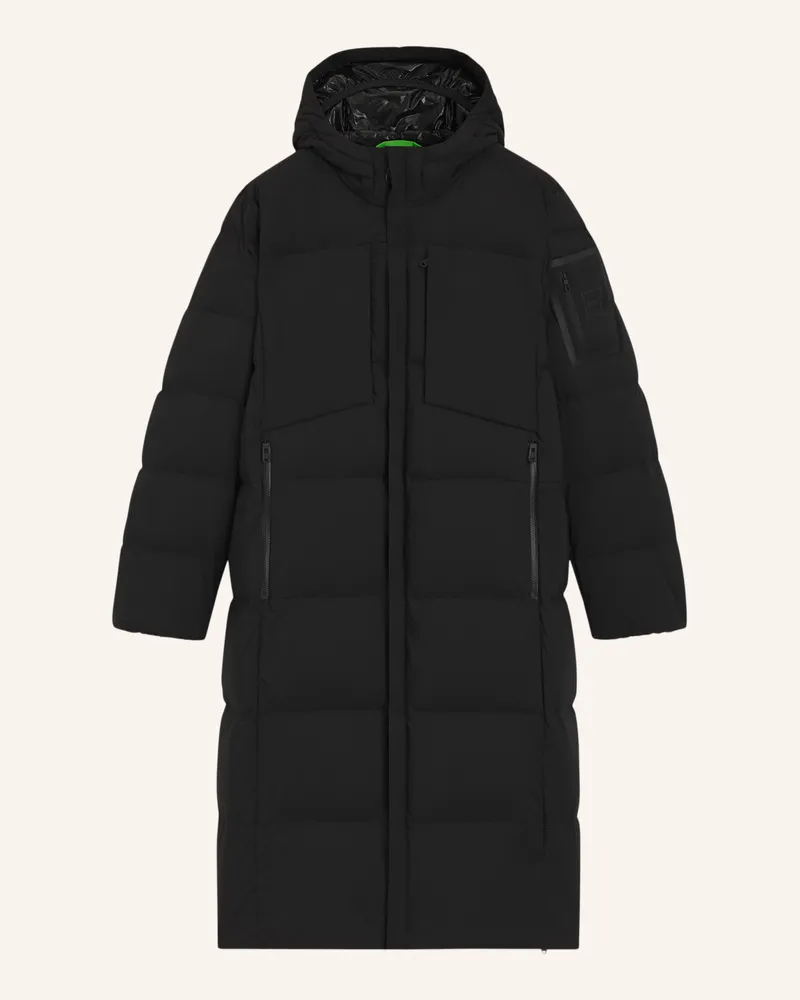 HUGO BOSS Daunenjacke OW_RIPLITE COAT HD Regular Fit Schwarz