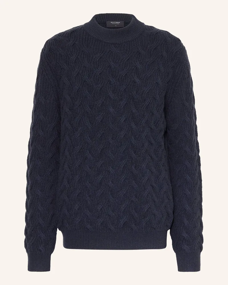 Olymp Pullover blau Dunkelblau