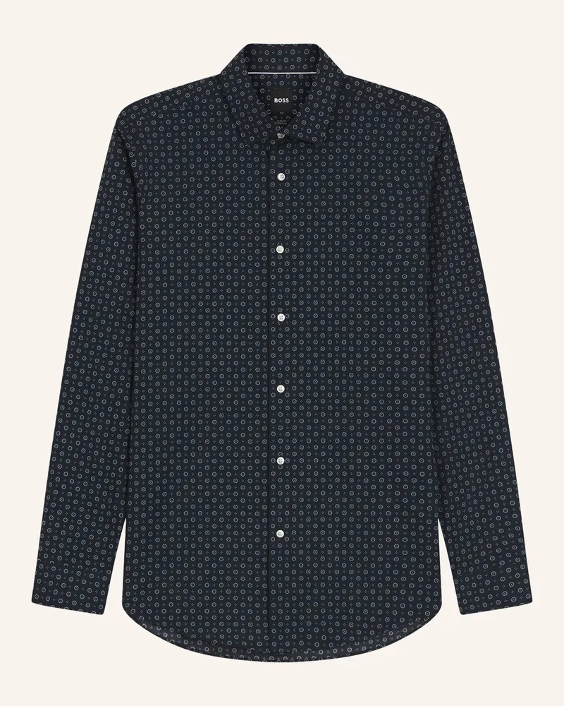 HUGO BOSS Hemd H-Hank-S-K-c1-263 Slim Fit blau Dunkelblau