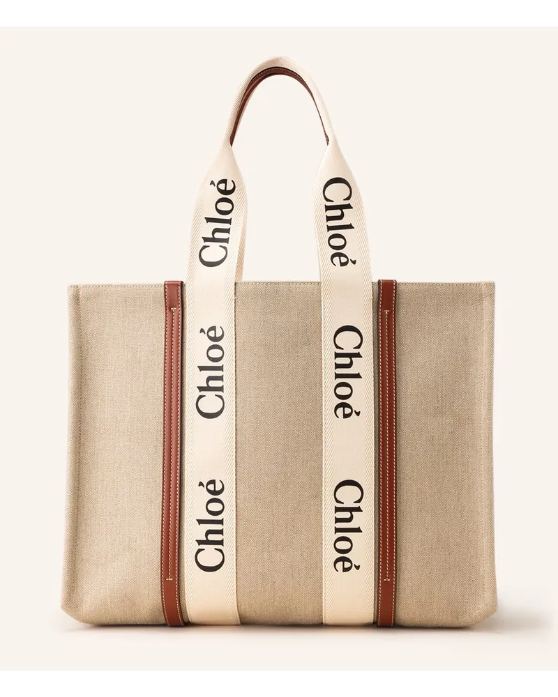 Chloé Shopper WOODY Weiss