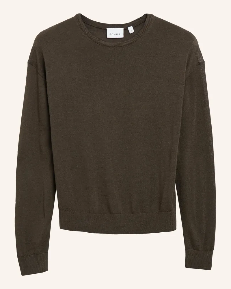 COMMA Pullover braun Braun