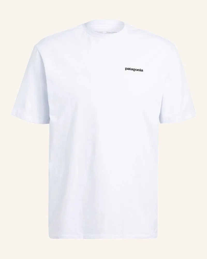 Patagonia T-Shirt P-6 weiss Weiss