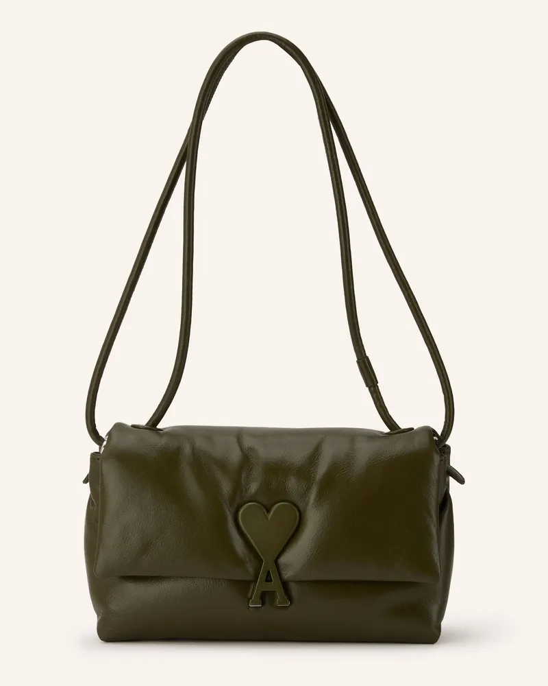 AMI Paris Schultertasche VOULEZ VOUS Khaki